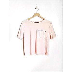 Zara Long Cropped T-shirt